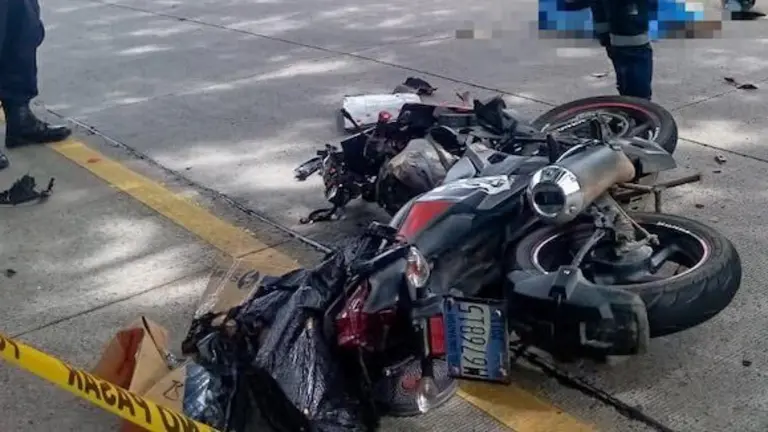 Motociclista fallecido accidente carretera entre Metapán y Santa Ana 26-07-2025