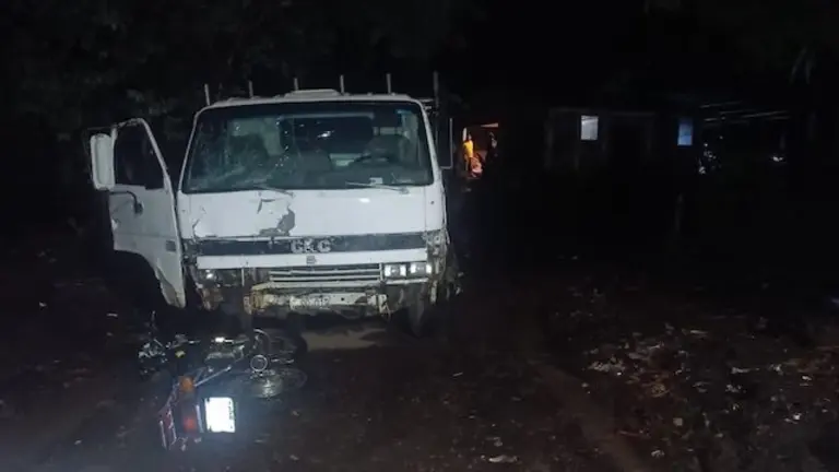 Motociclista fallecido en San Lorenzo, Ahuachapán, 09-08-2025