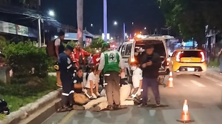 Peatón fallecido atropellado Troncal del Norte `7-08-2025