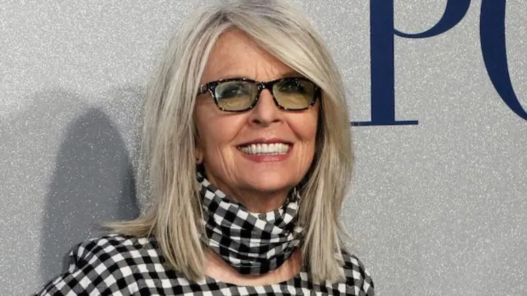 Diane Keaton llega a la premiere de "Poms" en Los Ángeles el 1 de mayo del 2019. (Willy Sanjuan/Invision/AP)