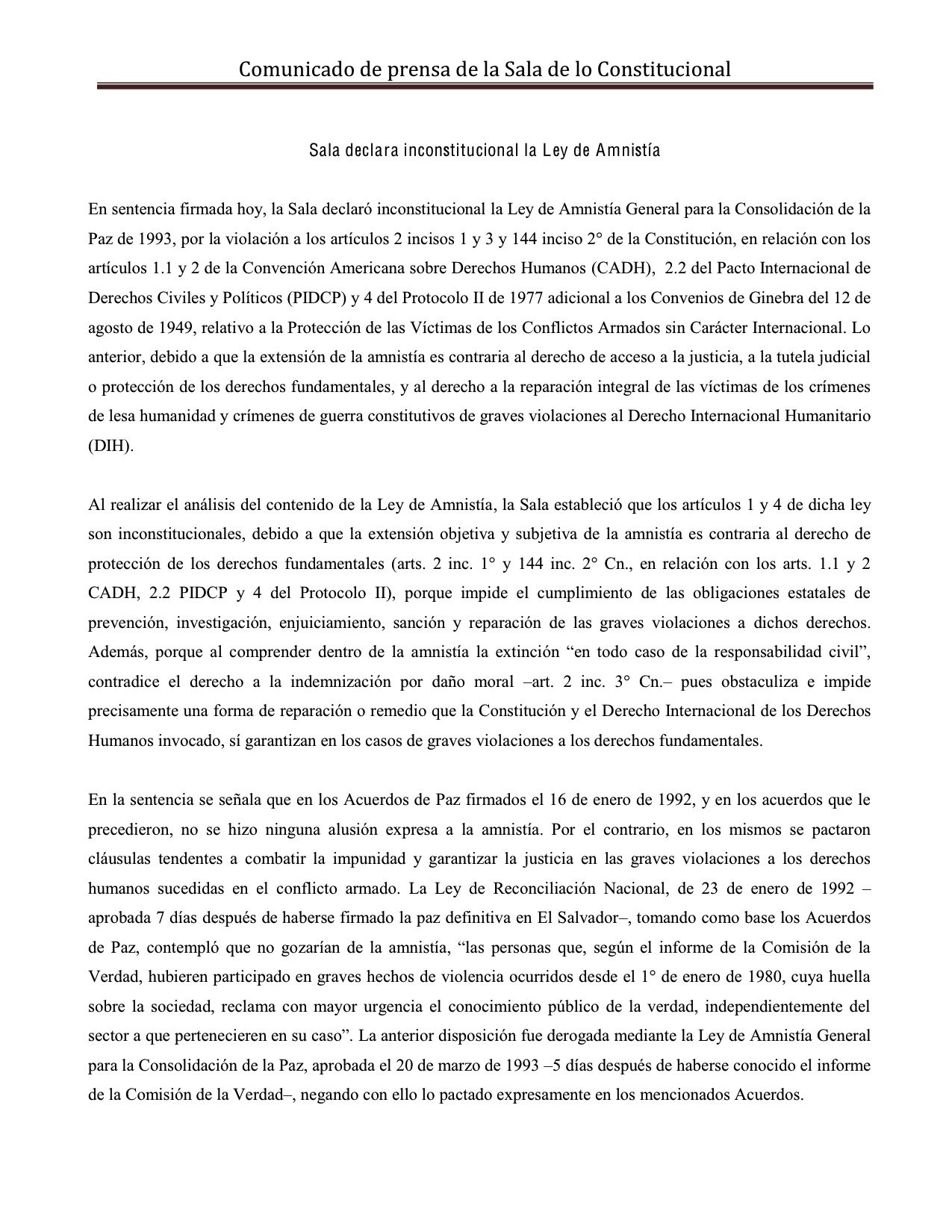 Ley de Amnistía Inconstitucional_1