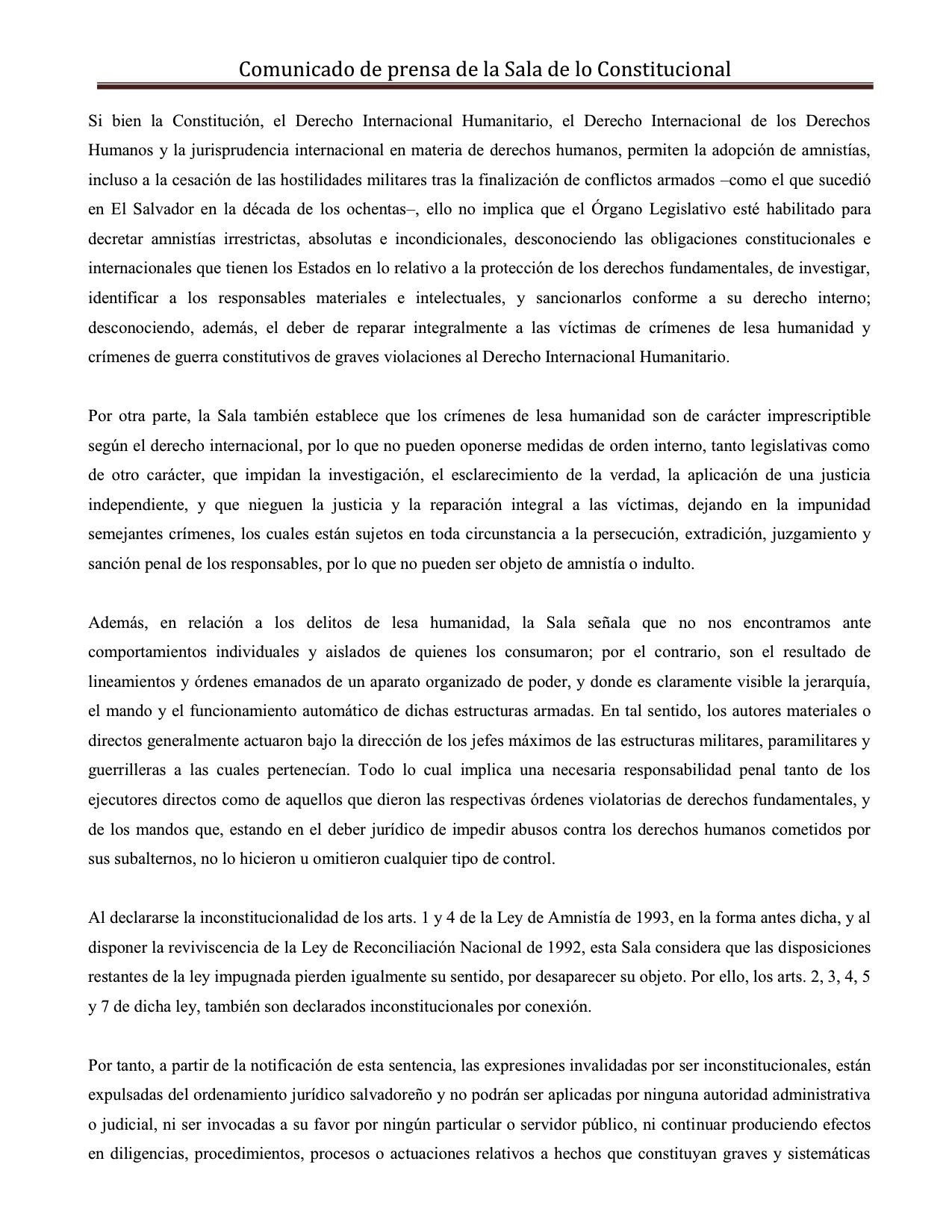 Ley de Amnistía Inconstitucional_2