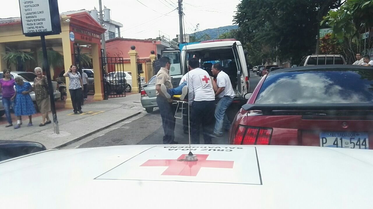 Accidente de tránsito en Santa Tecla