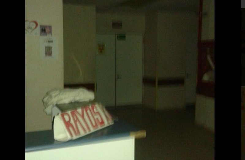 La Unidad de Rayos X en el hospital presenta problemas / Foto Menoty