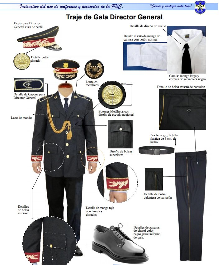 Traje de Gala del director de la Policía