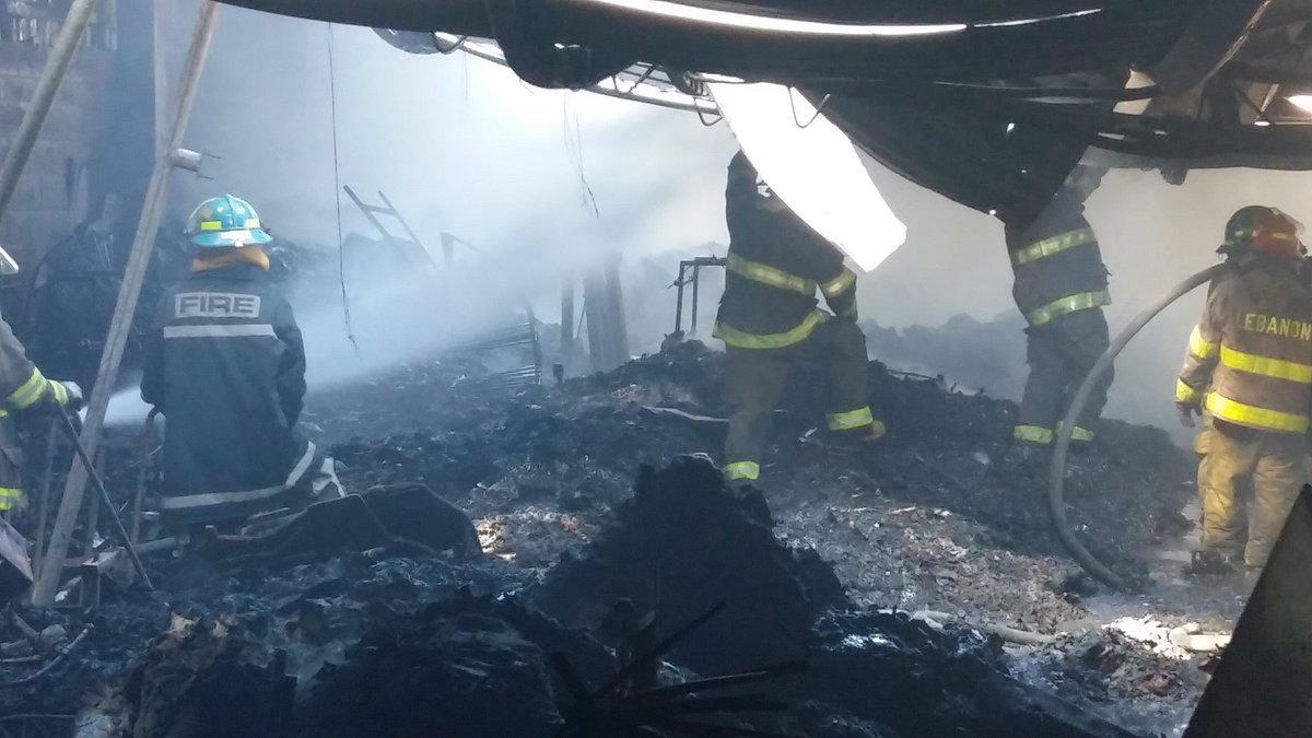 Incendio en Ciudad Delgado