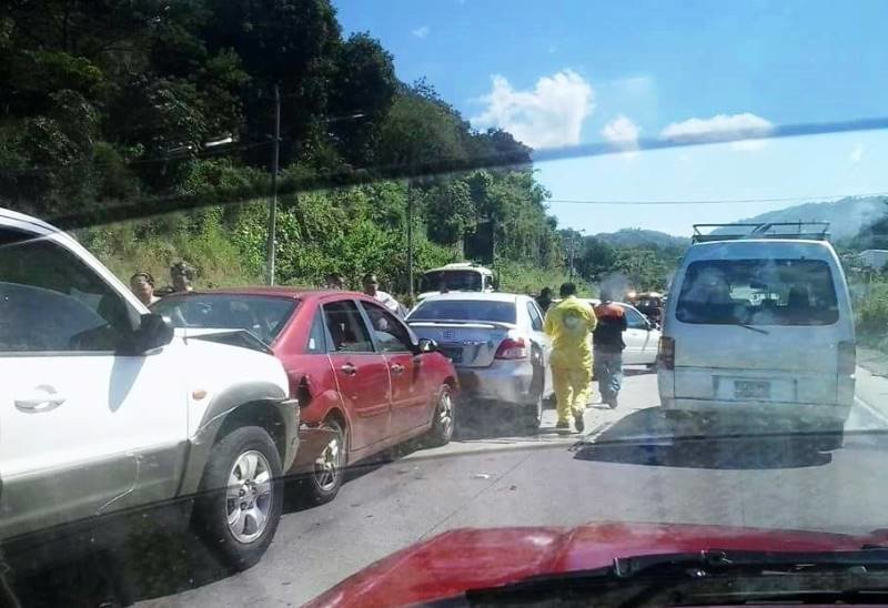 accidente los chorros