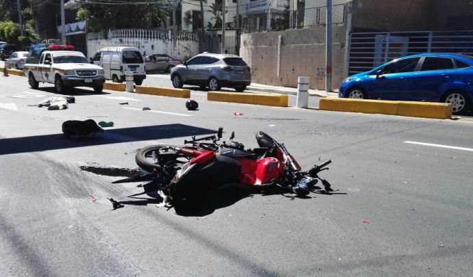 Accidente moto