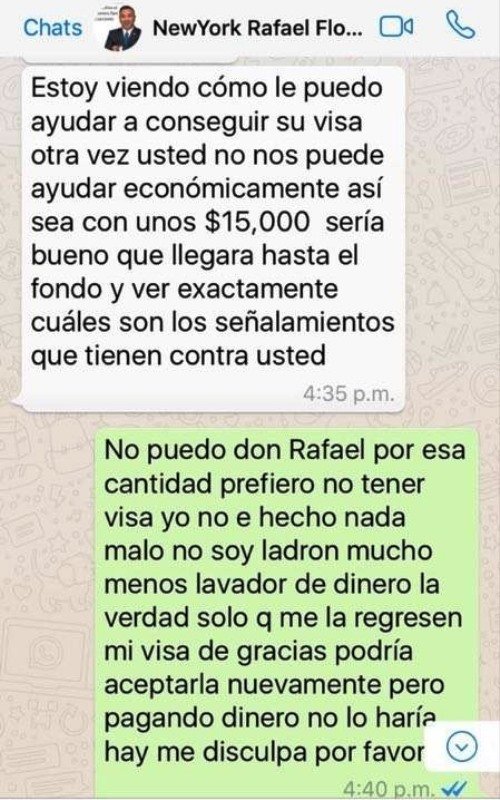 captura de pantalla falso agente