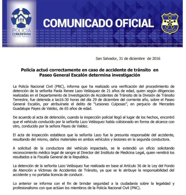 comunicado PNC