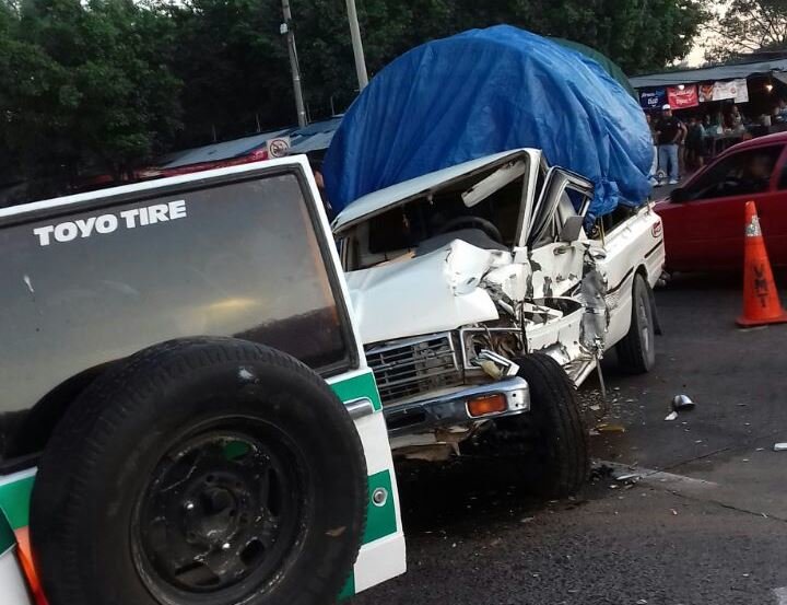 accidente de tránsito en Zacatecoluca