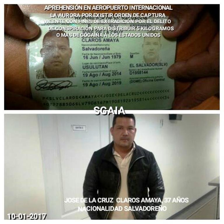 salvadoreño detenido