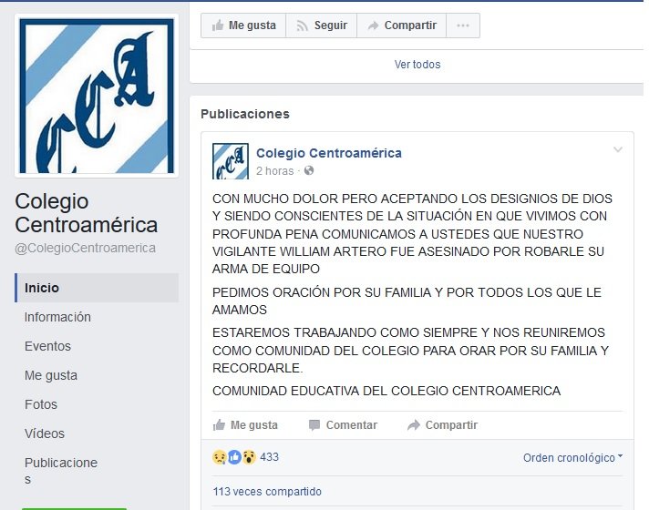 colegio Centroamérica