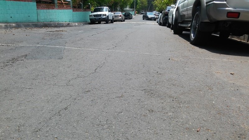 Calle donde se ha construido la bóveda