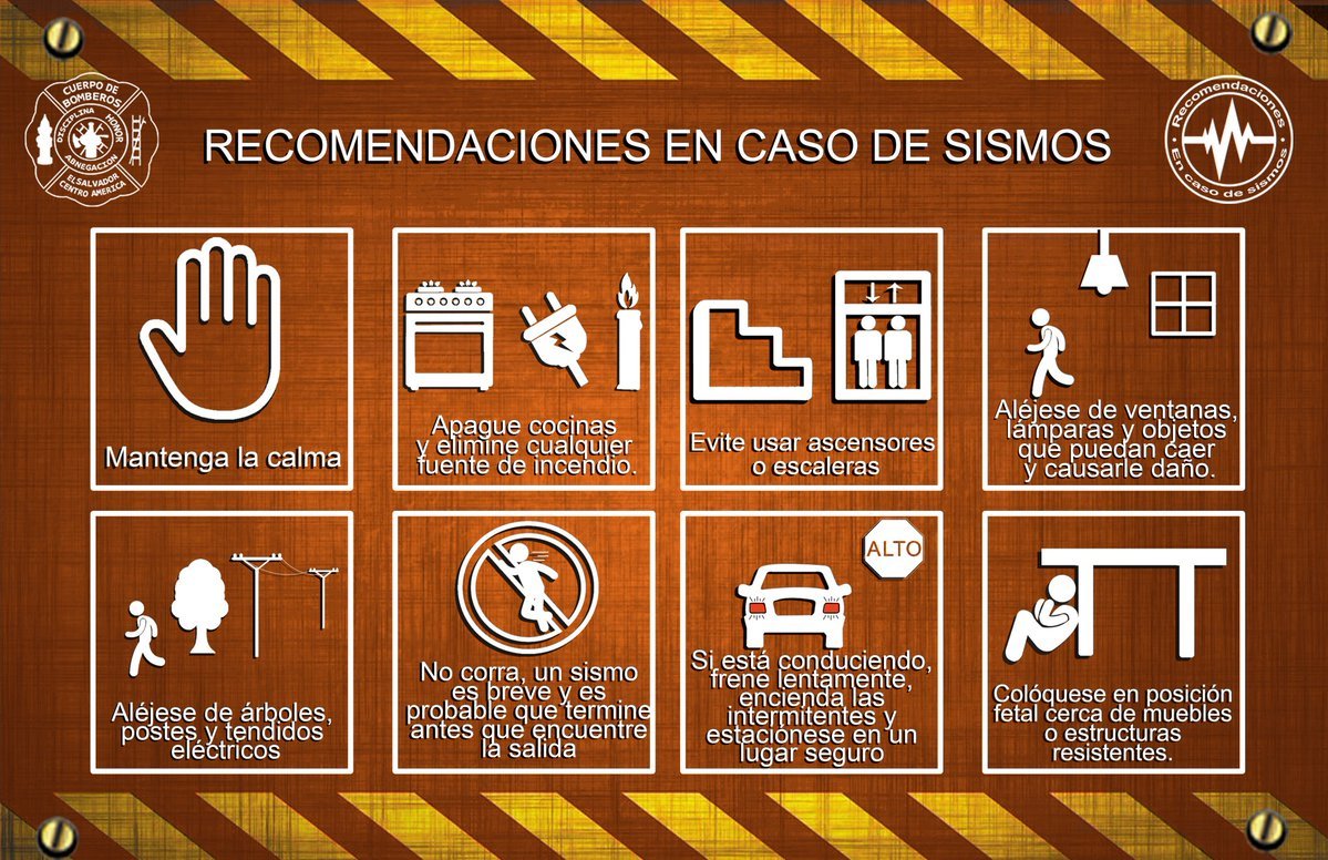 Recomendaciones sismo