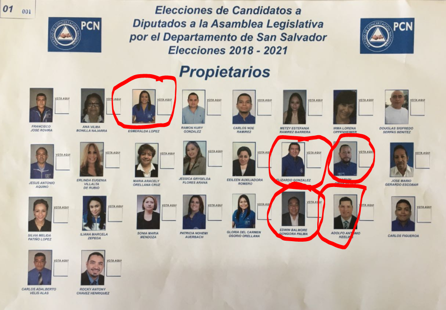 Candidatos PCN