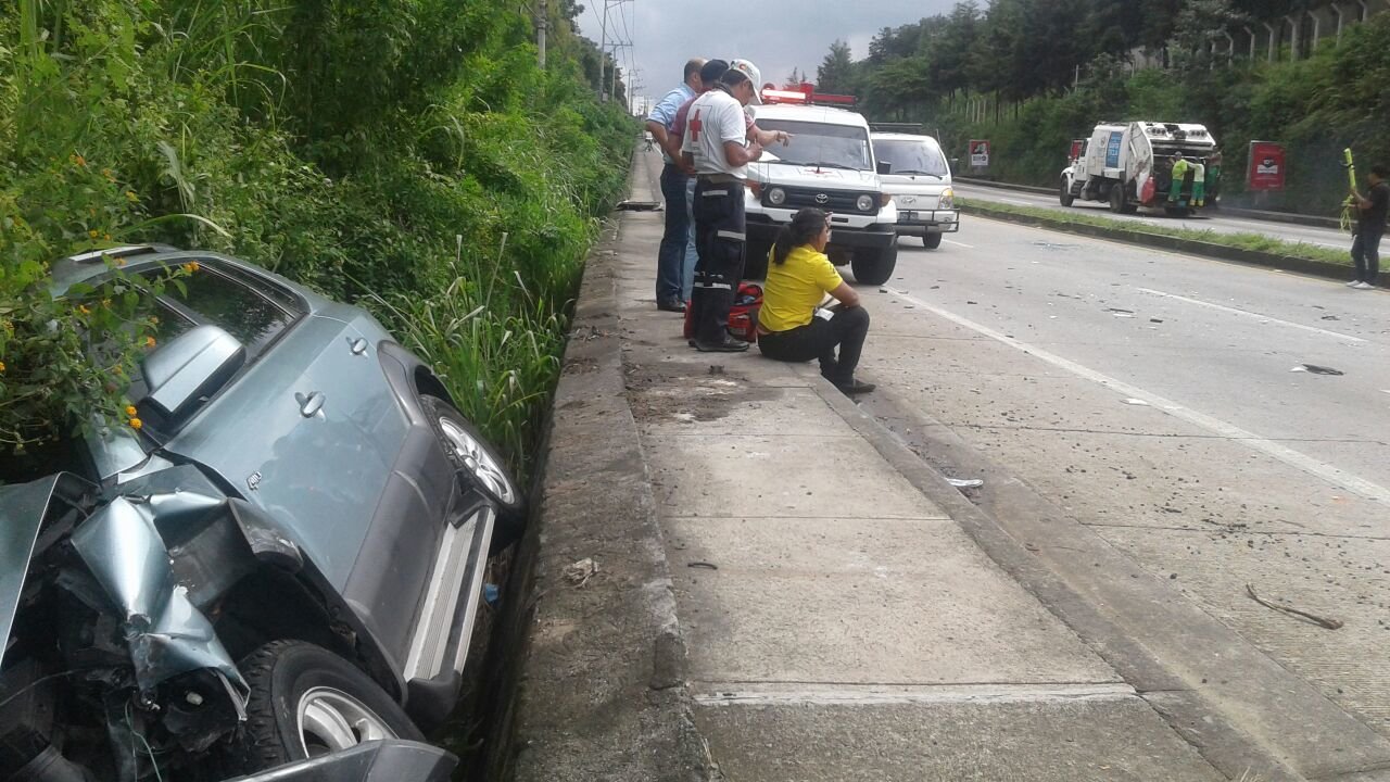 Accidente carretera al puerto