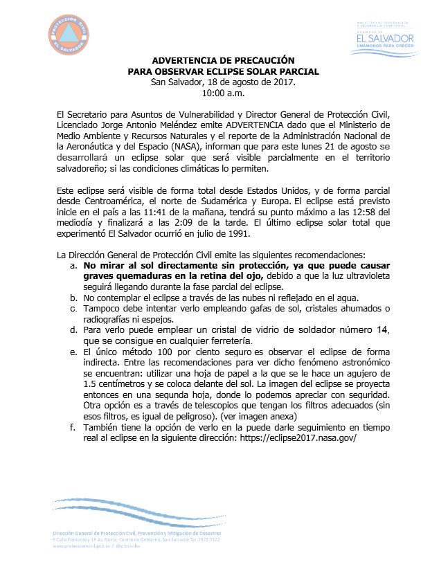 Recomendaciones eclipse