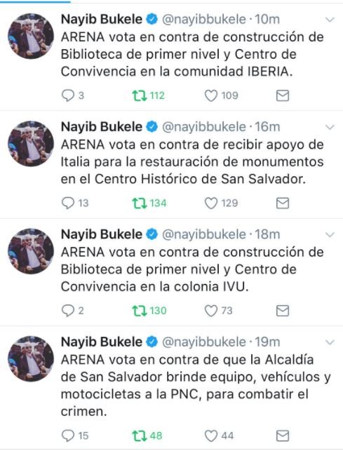 Queja de Bukele