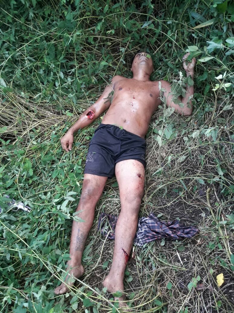 Pandillero abatido en San Miguel