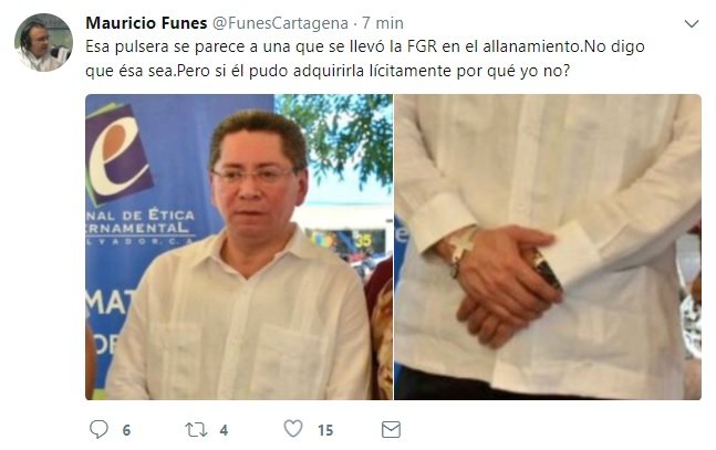 Tuit Mauricio Funes