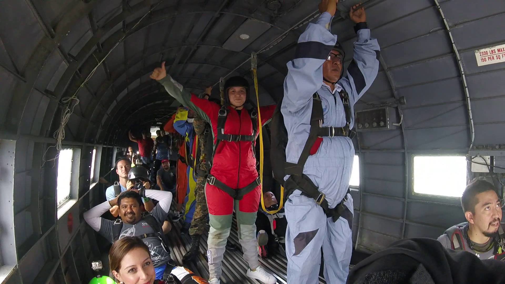 Paracaidista desaparecida