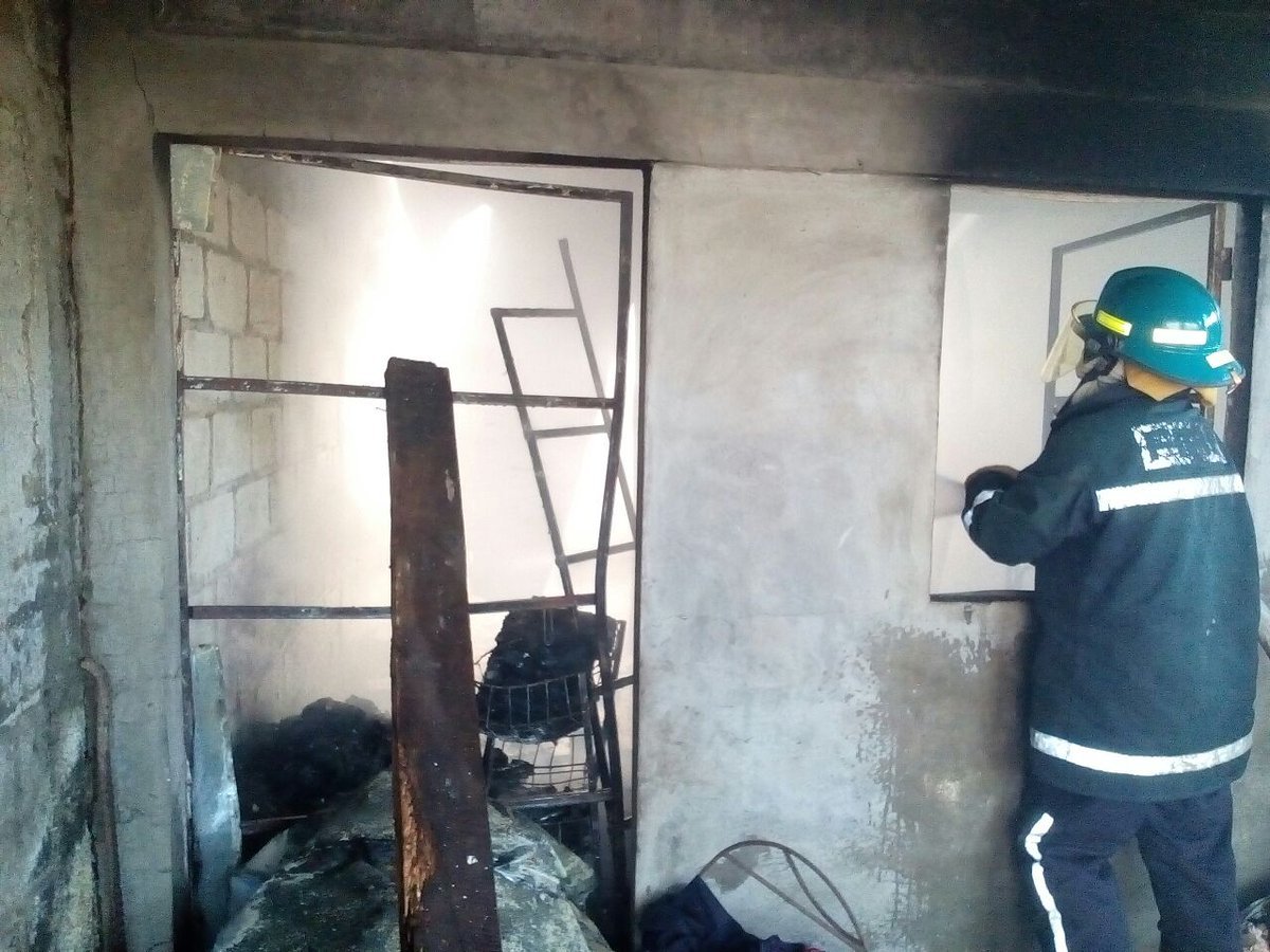 Incendio milagro de la paz