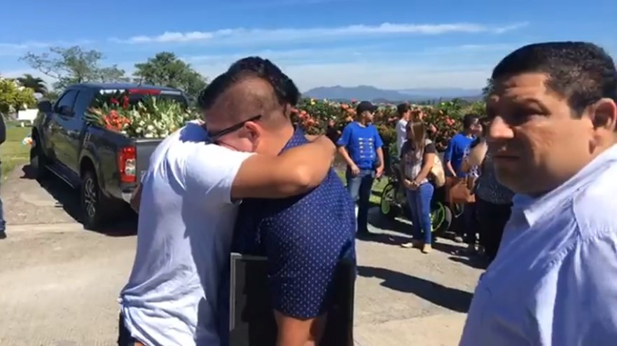 Sepelio de Geovanni Bruno