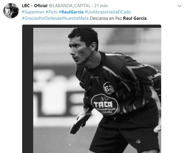 Pésame Raúl García