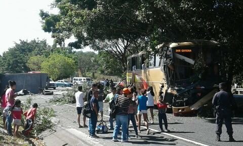 Accidente en carretera Panamericana