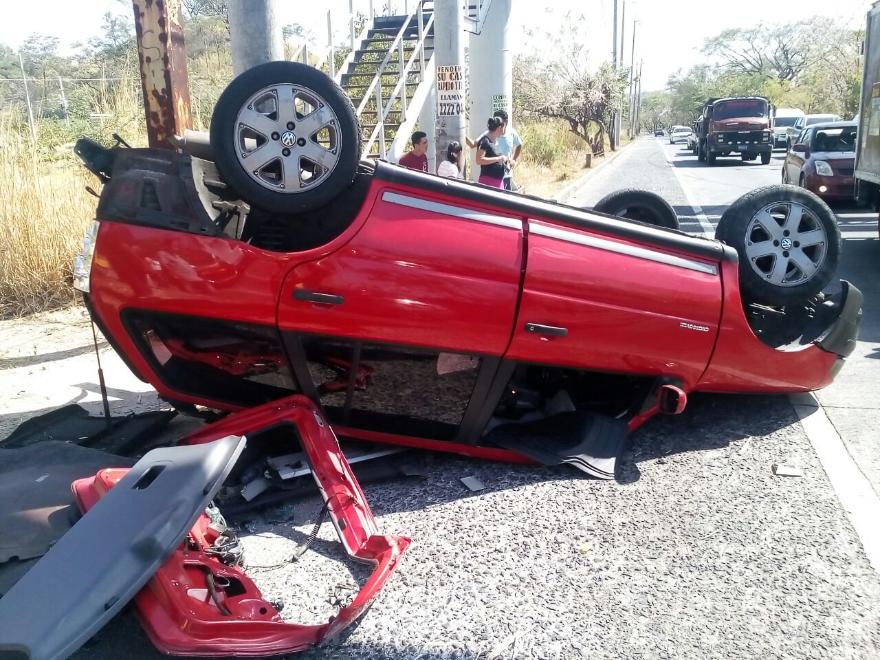 Accidente en Olocuilta
