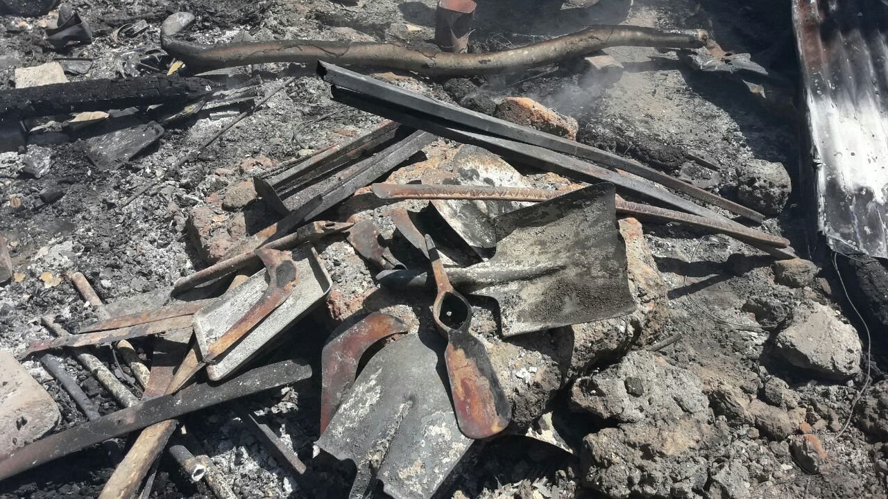 Incendio en vivienda de lámina3