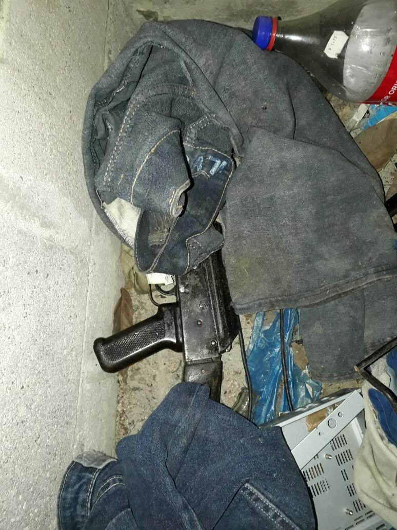Chaleco decomisado