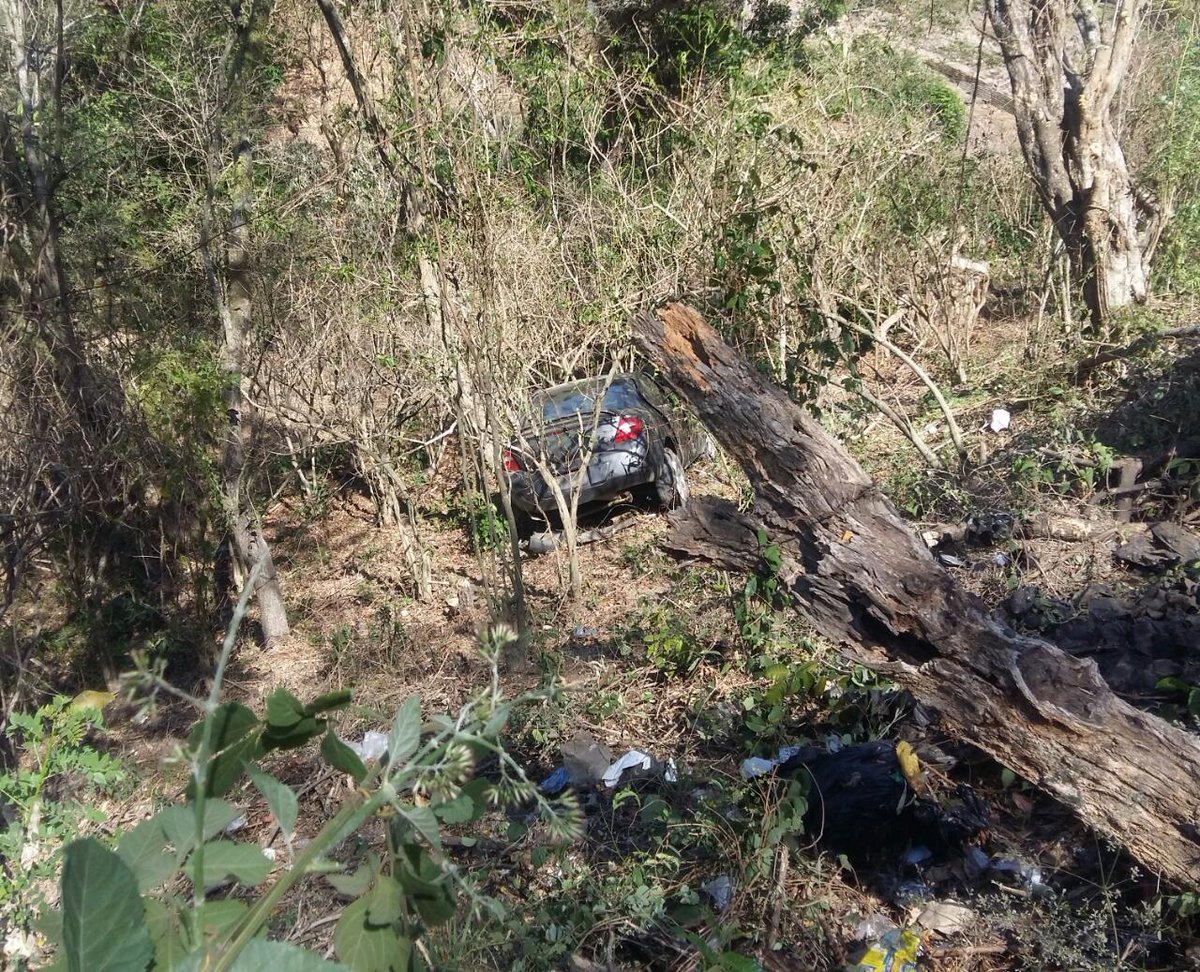 Accidente carretera a Santa Ana