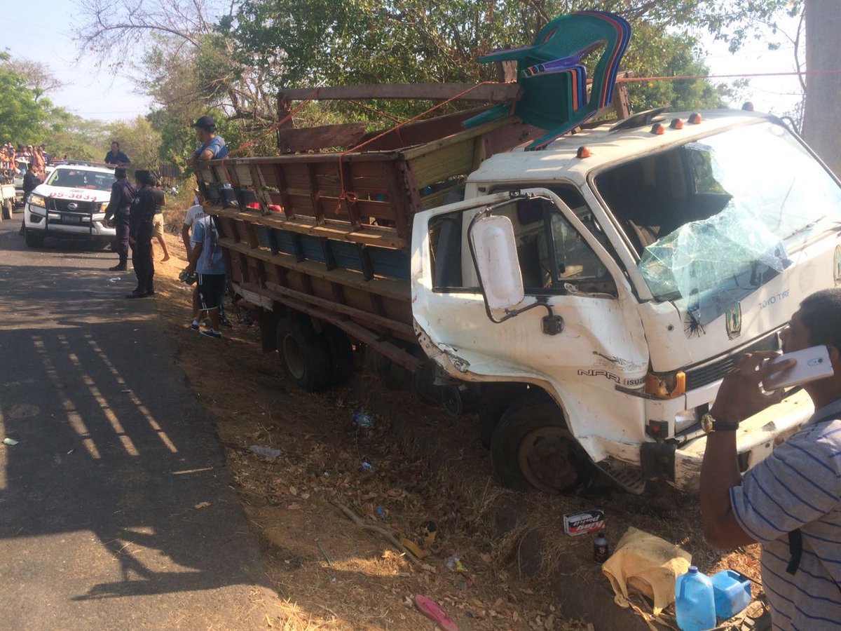 Accidente en playa El Espino
