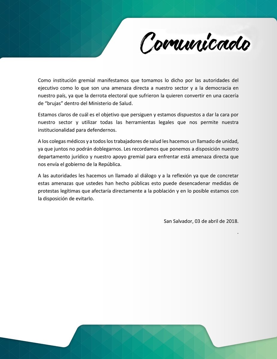 Comunicado 2