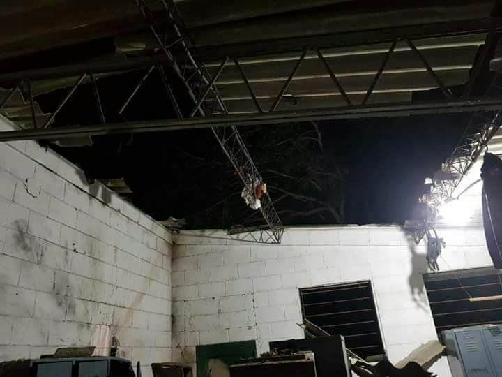 Explosivo en puesto policial de Panchimalco