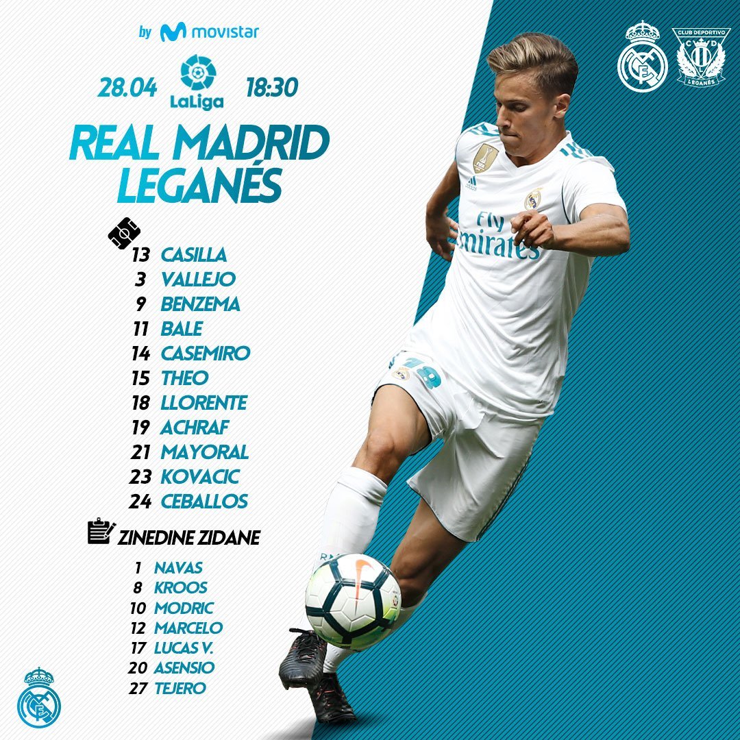11 madrid contra leganés
