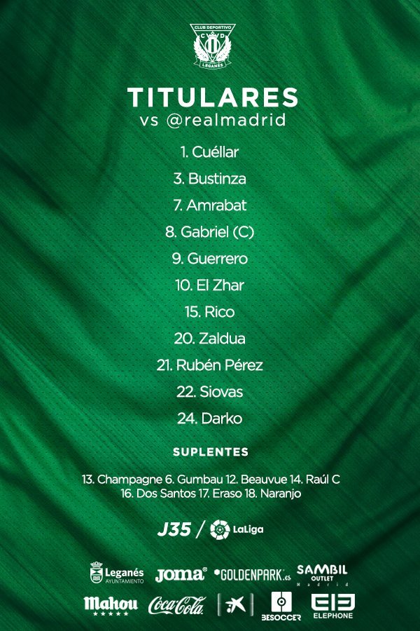 11 Leganés contra madrid