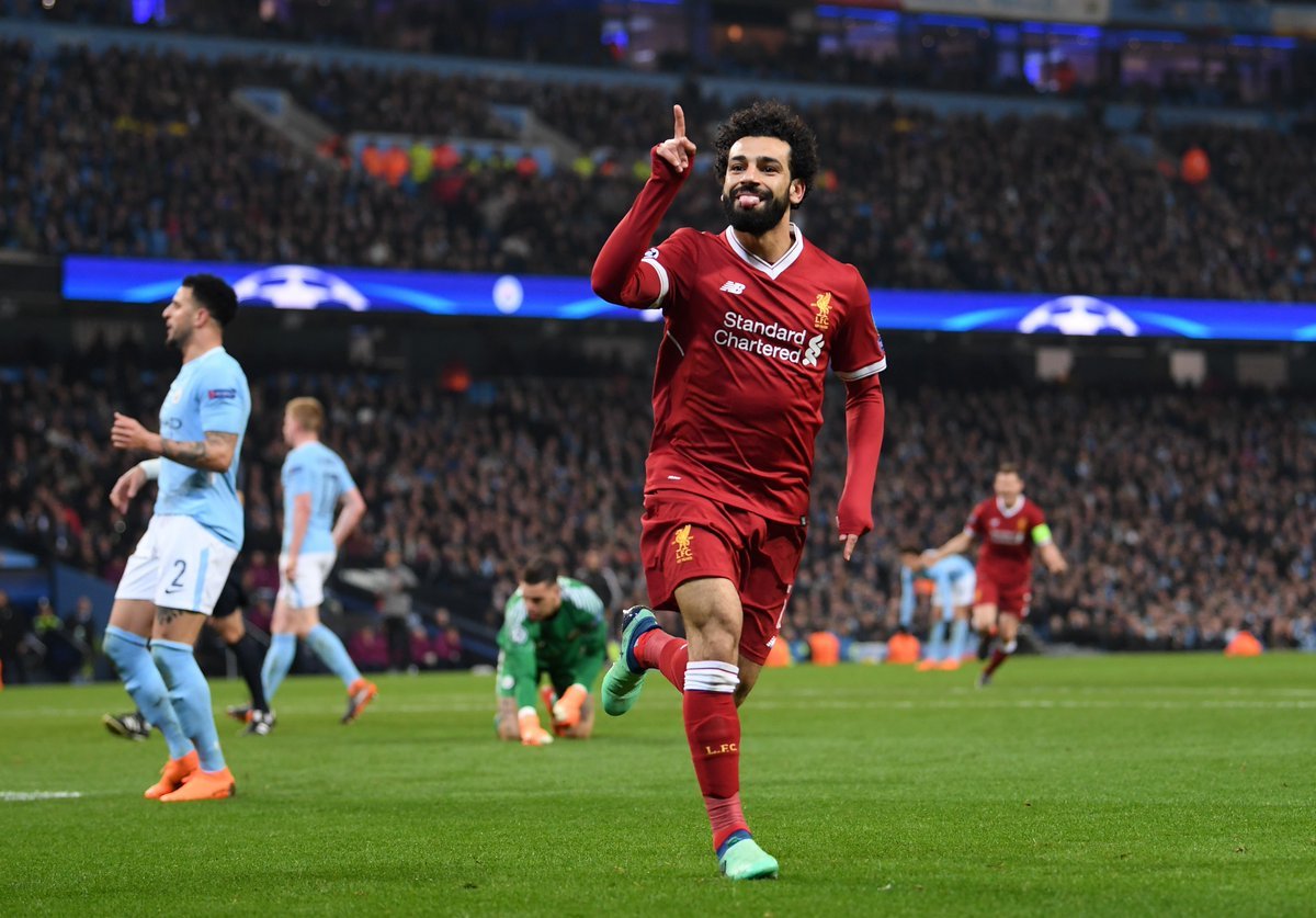Salah, jugador del Liverpool