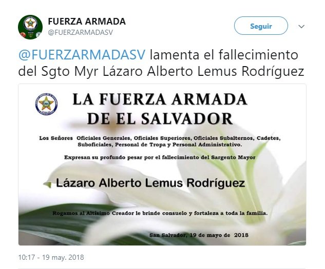 fuerza armada LÁZARO