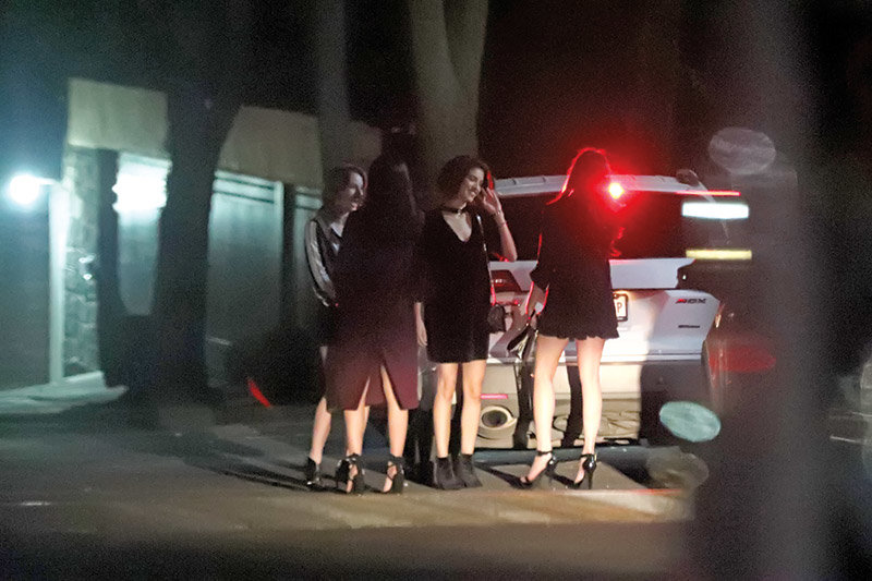 Mujeres en la fista de la selección mexicana