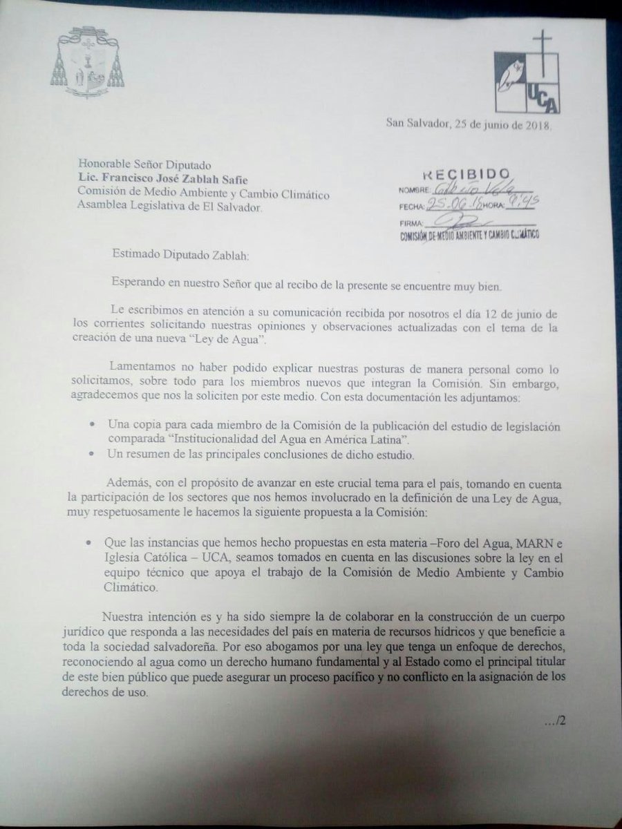 Comunicado Iglesia 1
