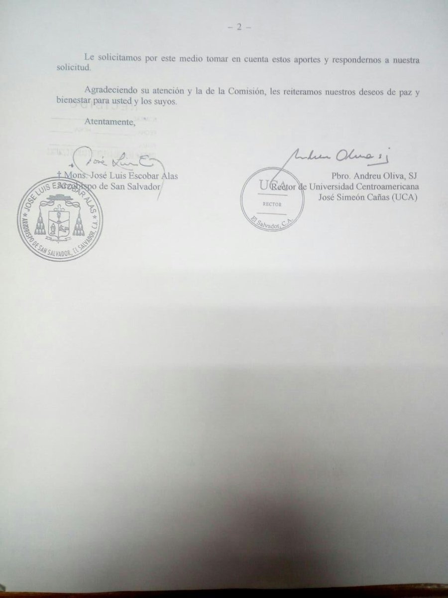 Comunicado iglesia 2
