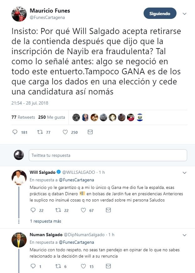 pendejo a funes salgados