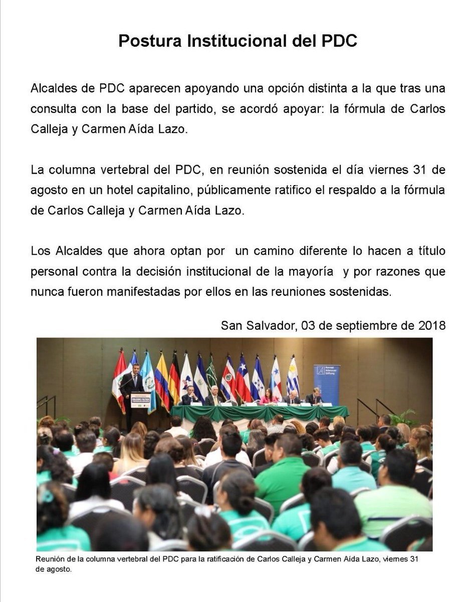Comunicado PDC