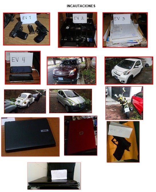 Vehículos decomisados