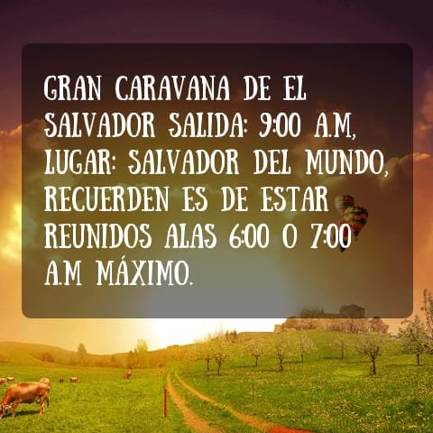 Caravana de Salvadoreños