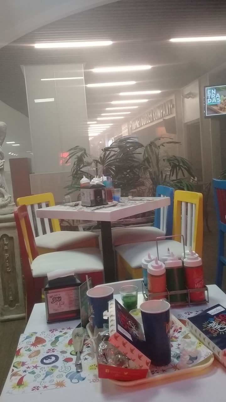 Incendio en Galerias