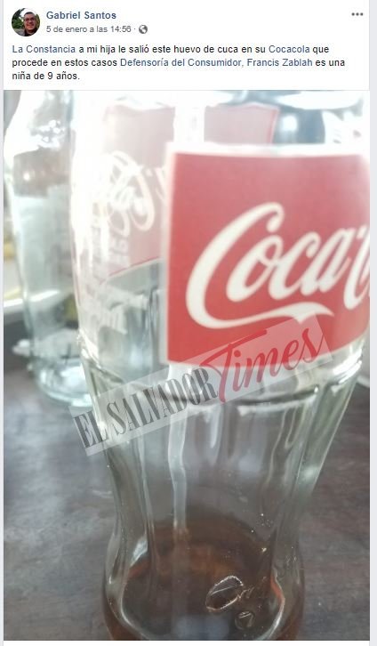 Denuncia Coca Cola
